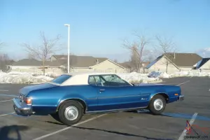 Classic 1974 Mercury Montego MX Royal Blue Matching Numbers