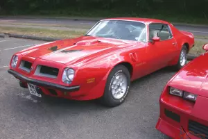  March 1974 455 Auto Pontiac Trans Am with 3.08 LSD and orig honeycombe wheels 