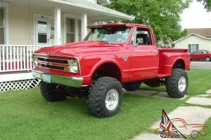 1967 CHEVROLET C10 STEPSIDE CHEVY MONSTER PICKUP TRUCK RESTORATION PROJECT