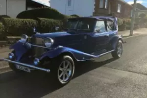 beauford Cosworth convertible coupe ,performance blue , ONLY 160 MILES