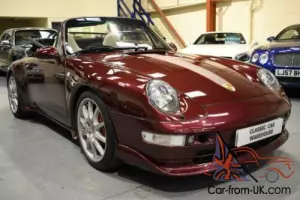 Porsche 911 3.6 Carrera 4 Convertible, recent £20,000 spent at Ninemeister