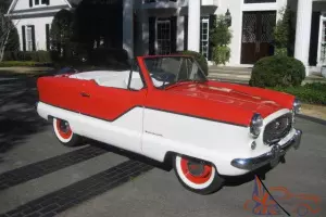 1961 NASH METROPOLITAN, $30K RESTORATION, MARDI GRAS RED