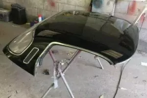 Jaguar E -Type Roadster V12 Hardtop roof.