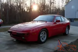1986 Porsche 944 Red project car--great body and interior! Located in Charlotte