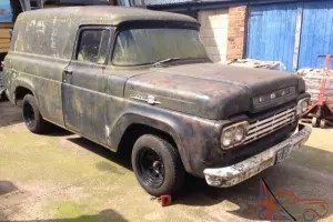 Ford F100 59 Panel Truck,hot rod,rat rod,custom, project
