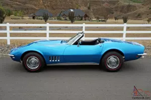1968 Corvette 427/435 4 Speed Roadster Factory Lemans Blue with Built L88