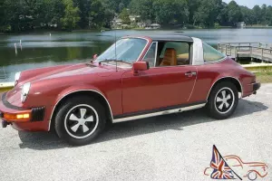 1977 Porsche 911S Targa Removable Top Only 75 Milesk mileage No Rust
