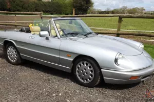 Alfa Romeo Spider S4. 1991. RHD, massive history, MOT and Tax