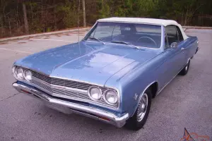 1965 Malibu SS Convertible 138 Vin Matching Numbers 283 Powerglide Fresh Paint