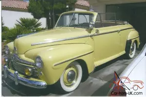 FORD 1947 CONVERTIBLE MOVIE CAR KARATE KID WAX ON WAX OFF PROP