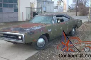 1970 Charger RT real 440 four 4-speed 70 Dana rear yard driving running CONSOLE