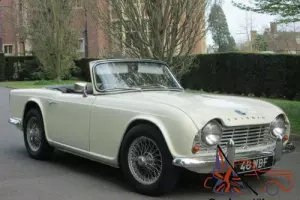 1963 Triumph TR4 Rare White Dash Model. Convertible. 52 Years old. RHD. UK CAR