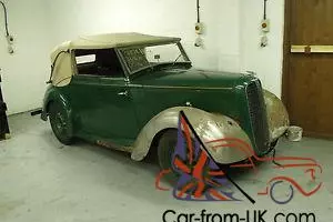  HILLMAN minx 1938 coupe /convertable/prewar/restoration project/very rare/ 
