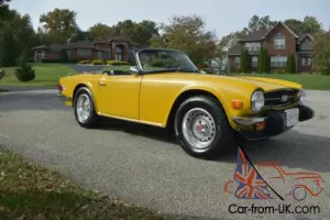 1976 Triumph TR-6 SURVIVOR ORIGINAL PAINT ENGINE UNBELIEVABLE