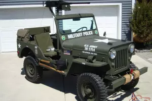 WILLYS 1960 CJ3B  ARMY M606 STYLE VIETNAM MILITARY TYPE HIGHHOOD JEEP