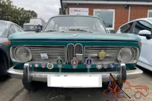 BMW 1800 petrol green 1965 classic car restoration project