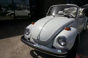 WHITE, CONVERTIBLE, RESTORED, VOLKSWAGEN; WOLFSBURG EDITION Photo