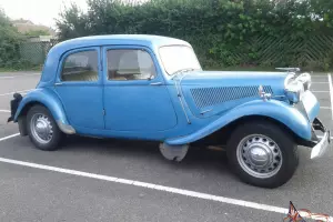 1950 Citroen Traction Avant, Light 15 (11BL), Small Boot, Right Hand Drive 