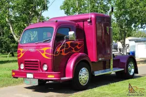 Restored 1957 White 3000 Truck Tractor COE Peterbuilt Caterpillar V8 Allison PW