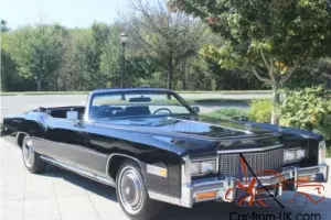 1976 Cadillac Eldorado Convertible Absolutely Beautiful! Fully Documented