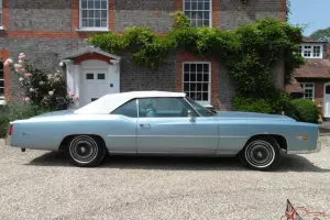  1976 CADILLAC ELDORADO BLUE ORIGINAL CONDITION LOW MILES 22012, IMMACULATE  Photo