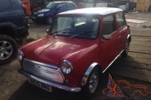 Austin Mini City 1000 E 998cc 1985 Red
