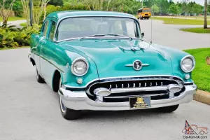 Nice unrestored 55 Oldsmobile 88 runs drives great very solid sold at no reserve