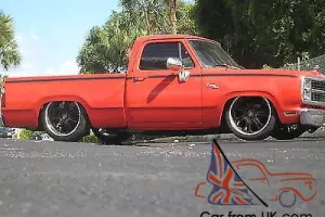 Shop Truck Bagged Dodge D150 Pickup Shortbed Mopar Air Ride Rat Project Rod Low