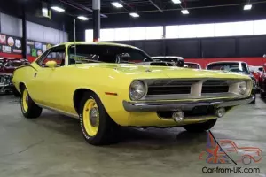 70 Cuda Shaker rotisserie restored 6 Pack SHOW Car