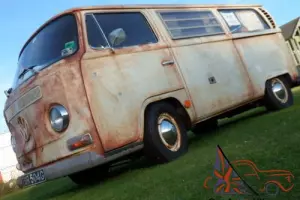 VW Westfalia 1969 early bay type 2 US camper van bus solid patina original, MOT