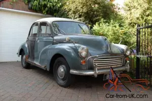 1958 Morris Minor 4 door restoration or spares and cherished number plate 9214PE