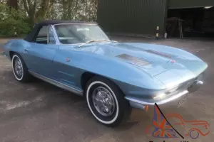 Chevrolet Corvette C2 1963 POWER GLIDE RARE AUTO BLUE