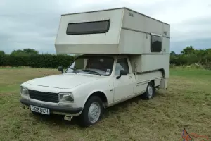 PEUGEOT 504 PICK UP WITH DEMOUNTABLE CLASSIC CAMPER