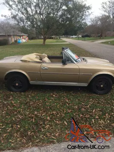 1981 Fiat Spider 2000 convertible