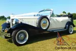 BEAUFORD OPEN TOP TOURER. FORD 2.8 V6 AUTOMATIC. ONLY 23,000 MILES, WEDDING CAR.