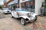 Beauford Tourer and Daimler DS420 Landaulette matching Wedding Cars.