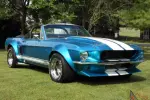 1968 shelby gt 500 convertible mustang CLONE ONE OF A KIND ! cobra logo's
