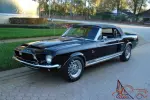 TRIPLE BLACK SHELBY GT500KR CONVERTIBLE, 428CJ, AUTO, A/C