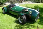 RARE Moss Monaco 1970 - British Racing Green w/ White Racing Stripe - WWT385J