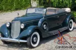 1935 Lincoln Lebaron conv sedan with roll up division window