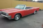 Very original 1964 lincoln convertible rare red and original running driving car