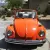 NICE 1979 VW CONVERTIBLE IN BRIGHT ORANGE