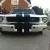 Shelby Tribute White/Dark Blue Stripes 5.0 5 Speed