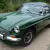  1980 MG B ROADSTER GREEN - CHROME GRILL/BUMPERS 