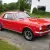 1966 Ford Mustang 289 ci auto restored signalflare red