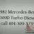 1982 Mercedes-Benz 300-Series