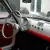  1969 classic Fiat 500F round speedo model restored white red interior LHD 