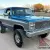 1988 Chevrolet Blazer Custom Deluxe, 4-Speed Manual, 4WD, Restored