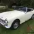1965 Austin Healey Sprite, Classic Car Convertible, Sports Car Old English White