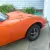 vintage 1972 orange OPEL GT sports car / baby corvette dino ferrari kit replica